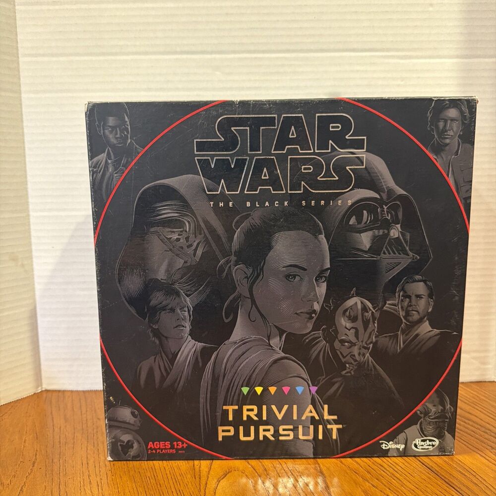 Star Wars The Black Series Trivial Pursuit Open Box Unused Board Game Hasbro